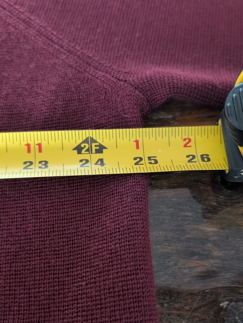 Cotton Ginny Plus Burgundy Knit Long Duster Cardigan Coat Lagenlook 1X - Picture 12 of 14